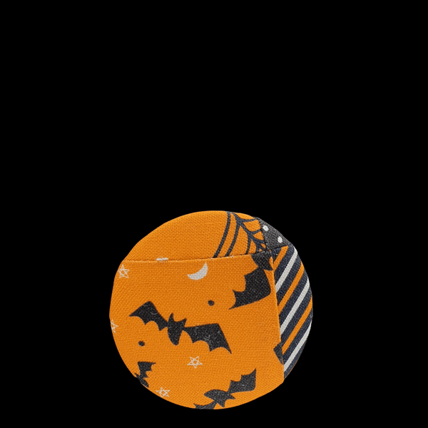 Halloween patchwork pin badge