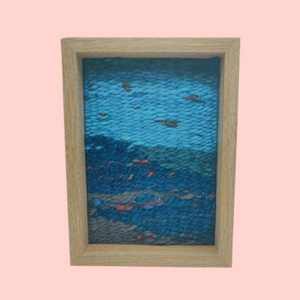 hand woven landscape art frame